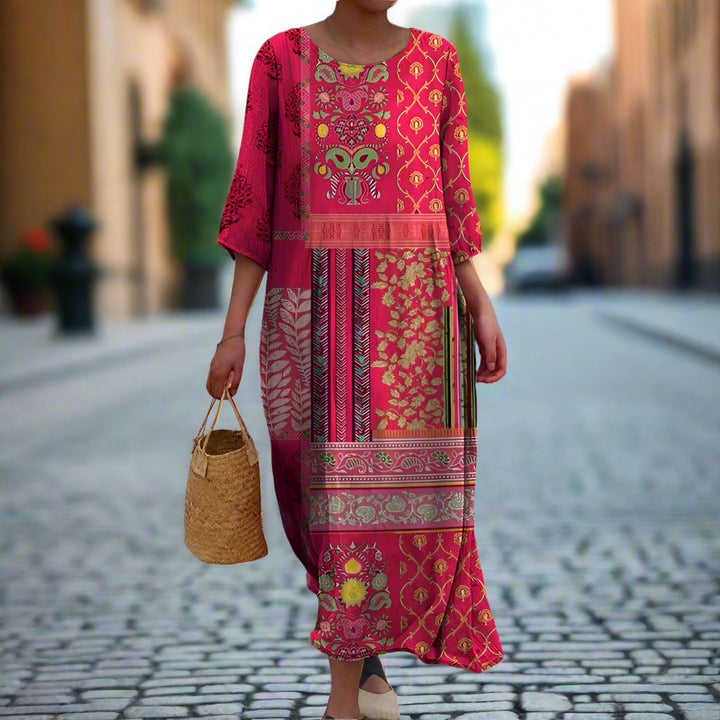 Tavira - Boho-Maxikleid mit luftiger Weite