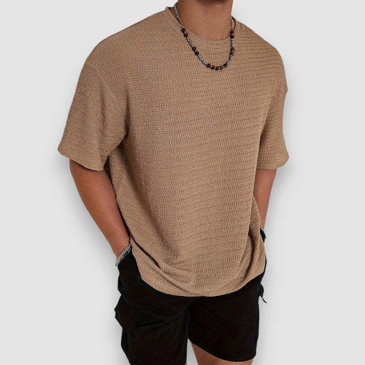 Leano - Strukturiertes T-Shirt