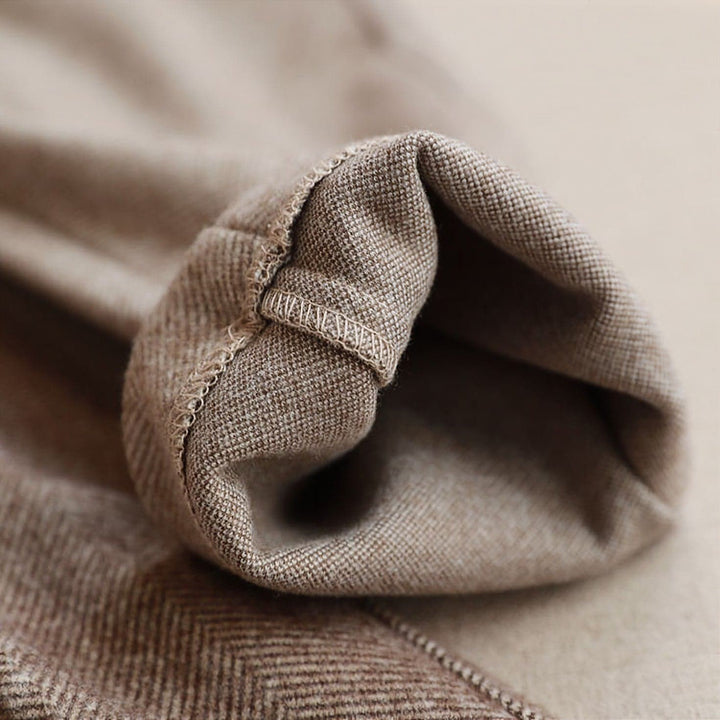Loraina - Hose mit Fischgrätmuster